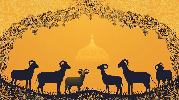 Happy Eid alAdha Goats and Sheep