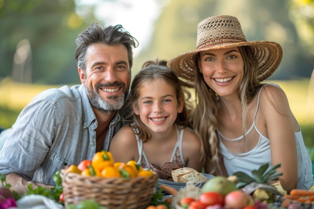 Happy Family Picnic