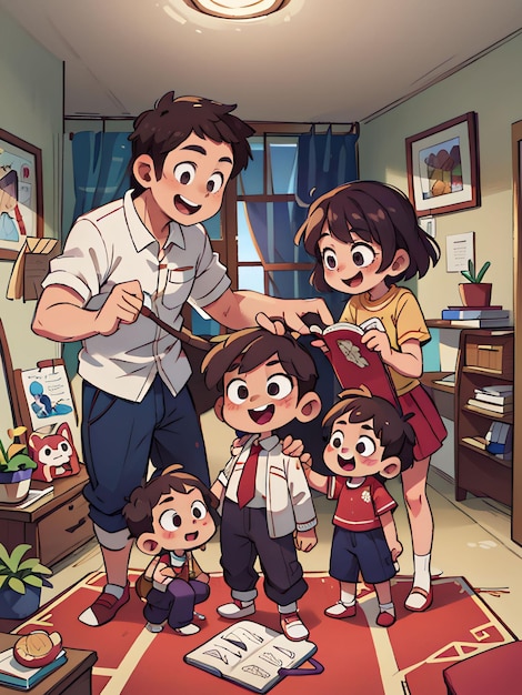 a happy family