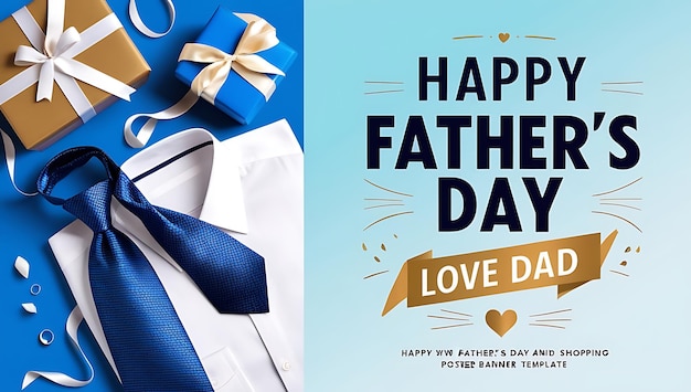 Photo happy fathers day creative templates for poster cover banner social media post post card design