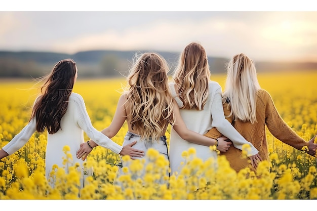 Photo happy friendship day greeting card with two fingers and a message of friendship