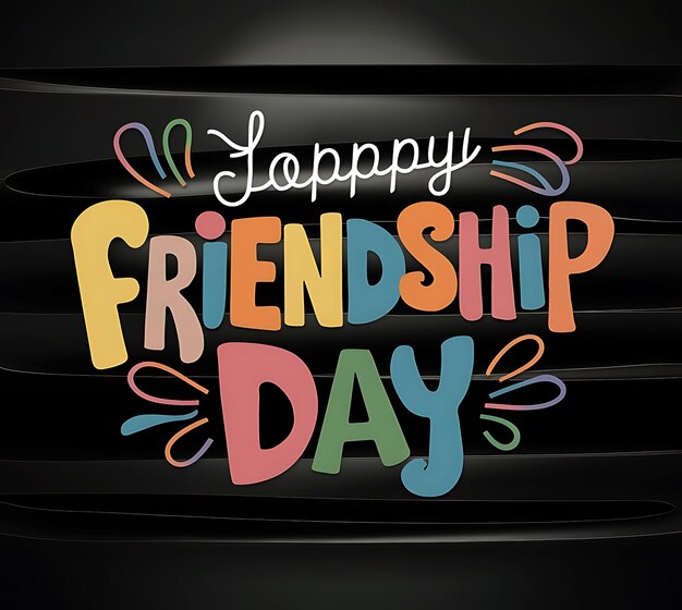 Happy Friendship Day May our bond continue to blossom like the beautiful watercolor hues on this card