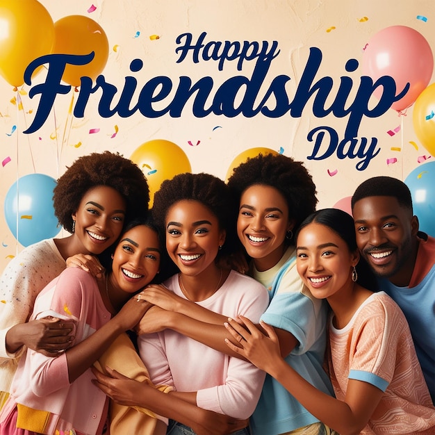 Happy Friendship Day post design