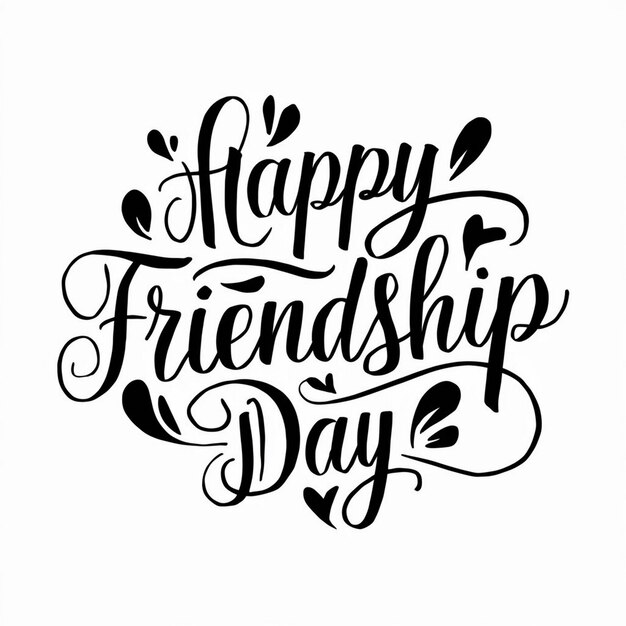 Photo happy friendship day vector art