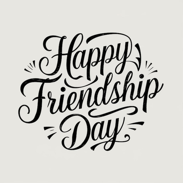 Happy Friendship Day Vector Art