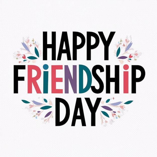 Happy Friendship Day Vector Art