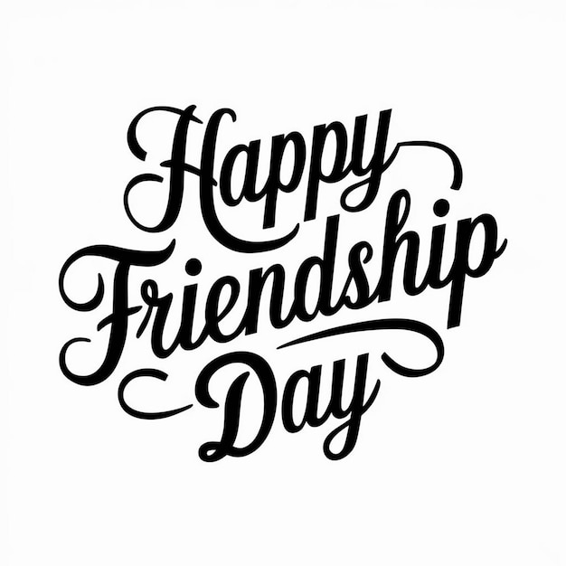 Photo happy friendship day vector art