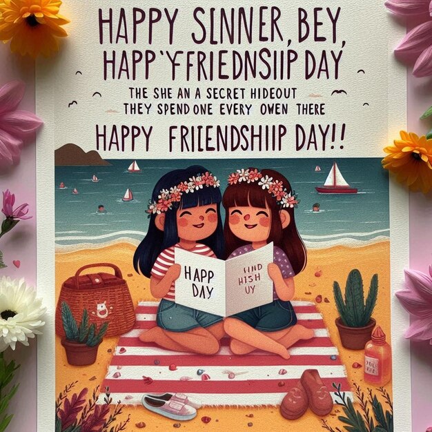 Photo happy friendship day