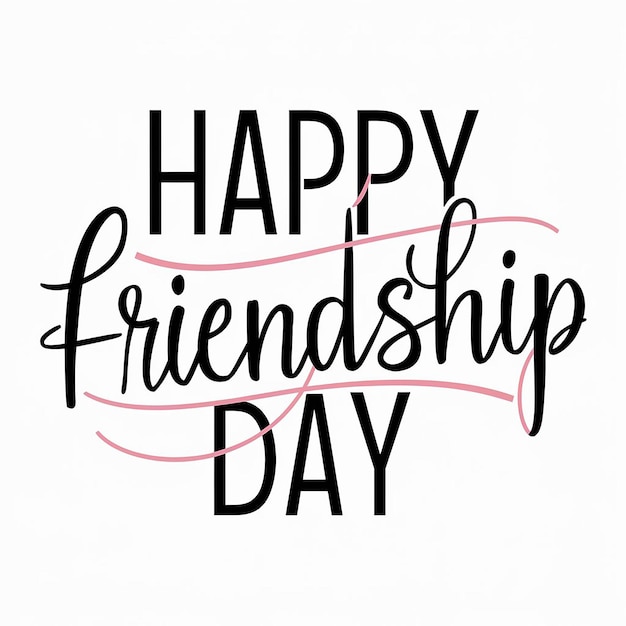 Photo happy friendship day