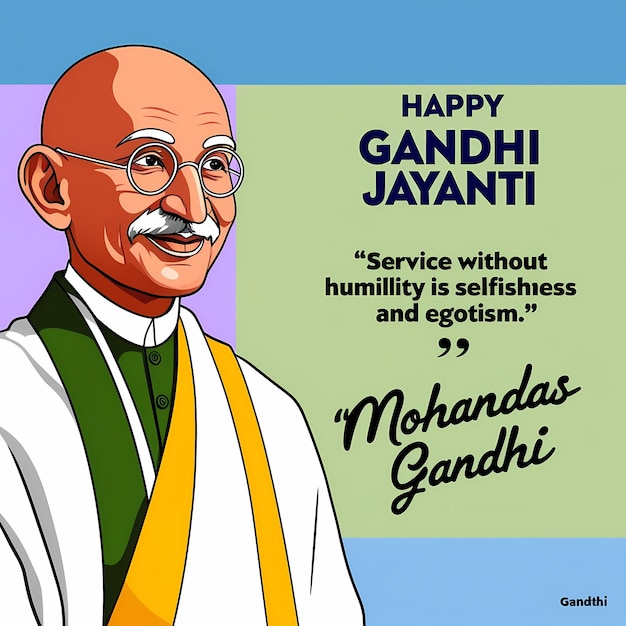 Photo happy gandhi jayanti 4k wallpaper hd wallpaper