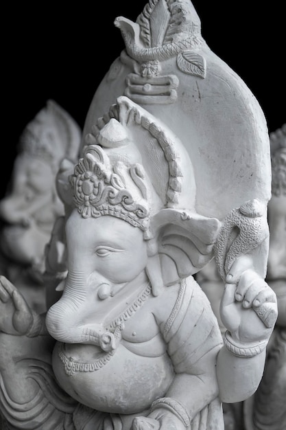 Happy Ganesh Chaturthi festival, Lord Ganesha or ganpati  statue