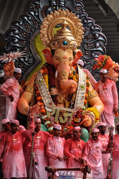 Happy Ganesha Chaturthi Festival, Statue of lalbagh cha Raja