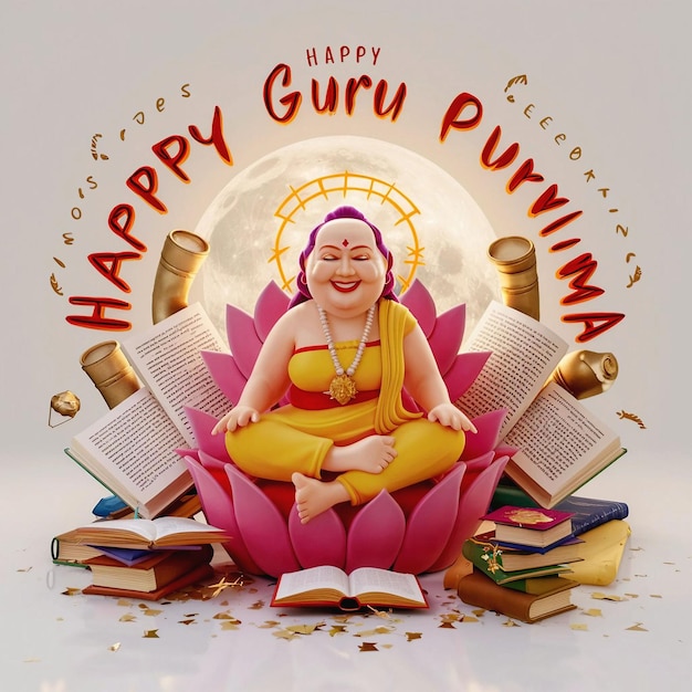 Photo happy guru purnima festival