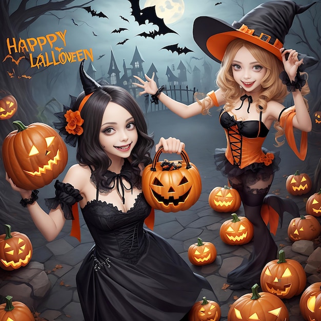 happy halloween celebration