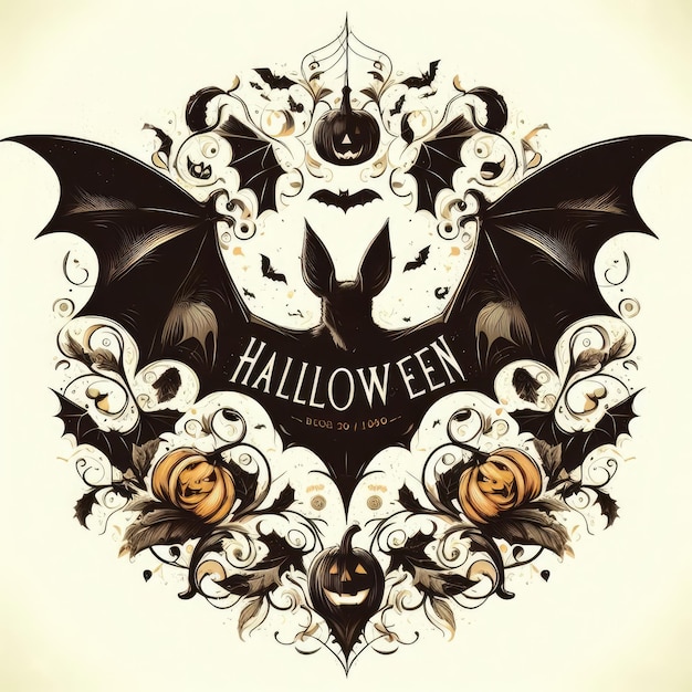 Happy halloween illustration