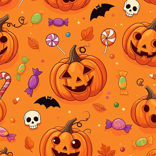 Photo happy halloween party invitation background also pumpkins