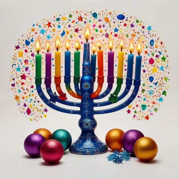 Happy Hanukkah Vector Art