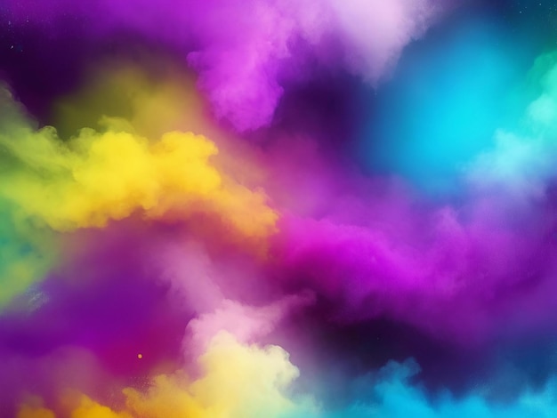 Happy holi festival colorful background design best quality hyper realistic image banner template