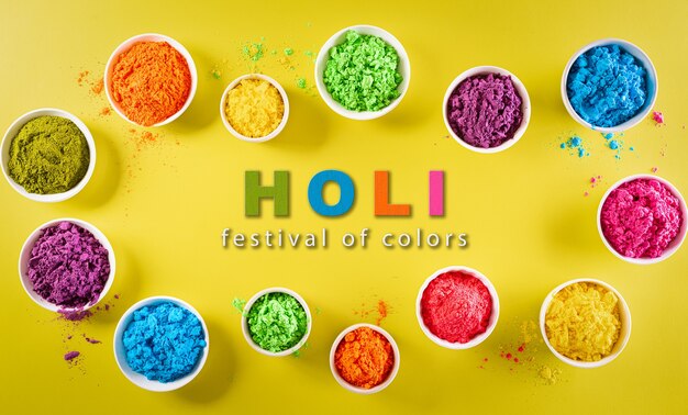 Happy holi festival decoration