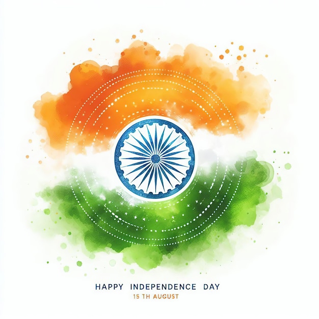 Photo happy independence day india vector illustration