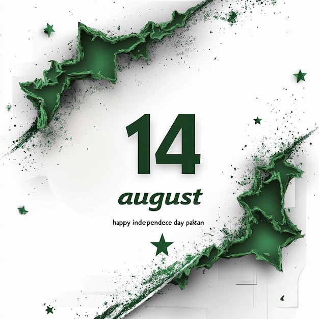 Photo happy independence day pakistan