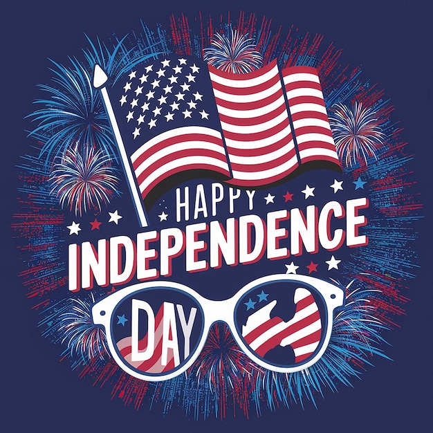 Photo happy independence day t shirt design