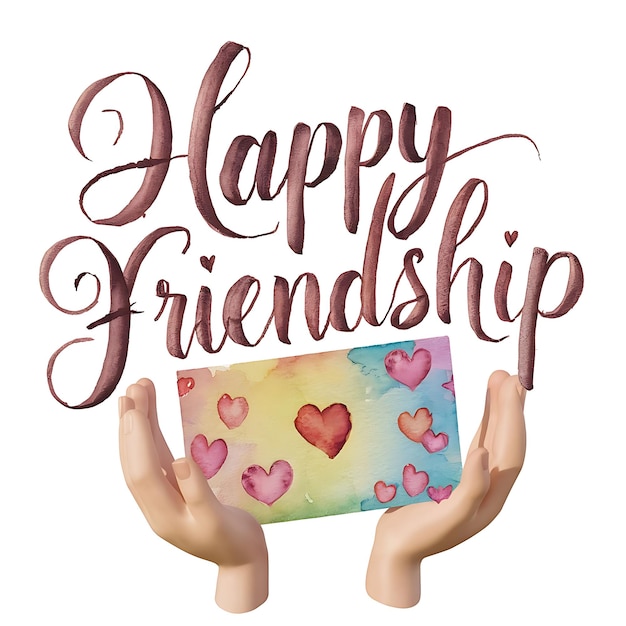 Photo happy international friendship day 30 july 2024 celebration greeting card wish card banner poster background social post for your friends