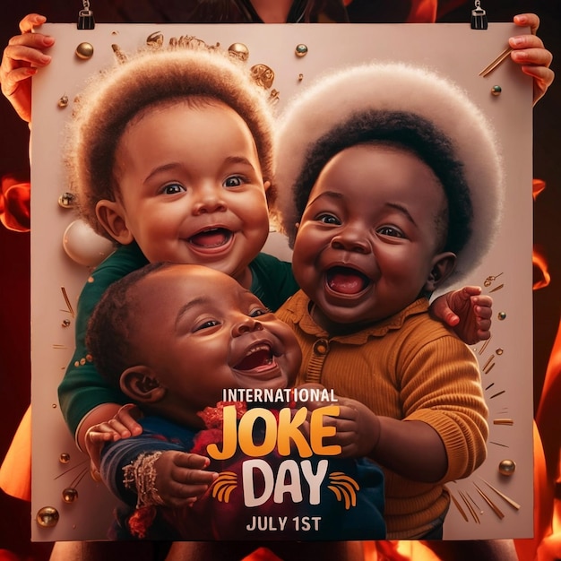 Happy International Joke Day Digital Graphics Fun and Humorous Designs for Celebrations