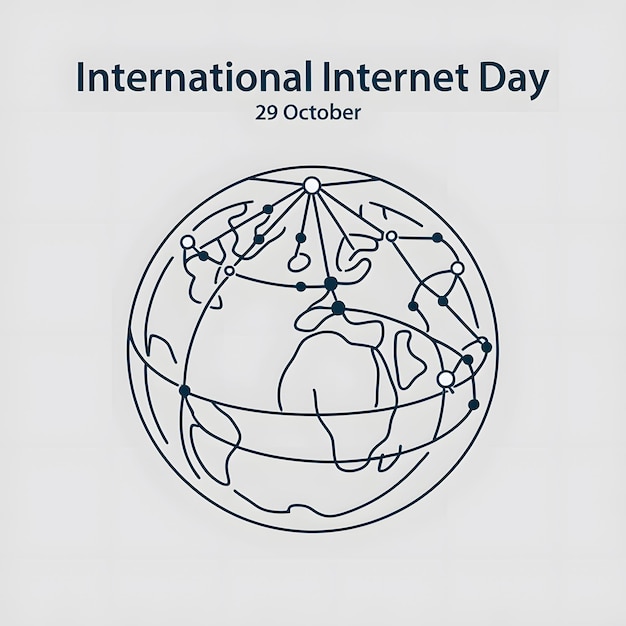 HAPPY INTERNET DAY BANNER POSTER DESIGN