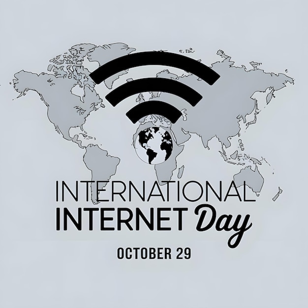 HAPPY INTERNET DAY BANNER POSTER DESIGN