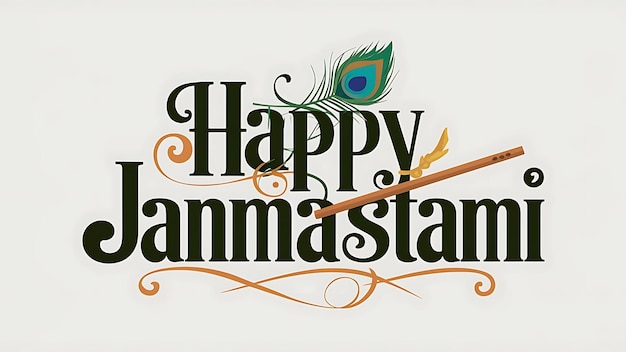 Happy Janmashtami Illustration Art