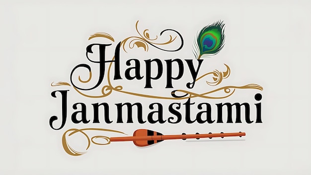 Happy Janmashtami Illustration Art