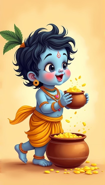 Happy Janmashtami Social Media Post