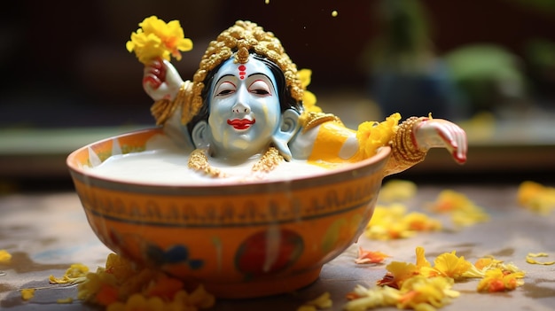 Happy Krishna Janmashtami Dahi Handi or Gopal Kala