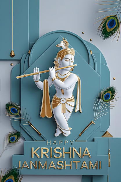 Photo happy krishna janmashtami