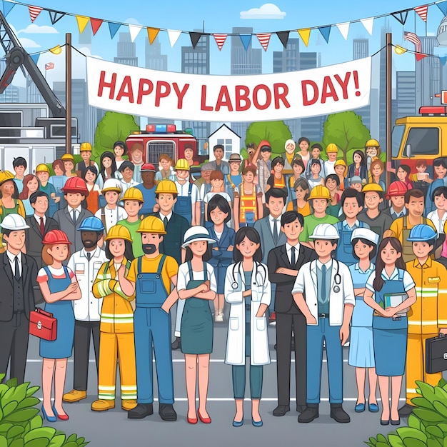 Happy Labor Day Celebration