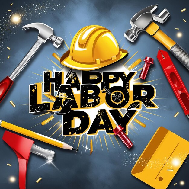 Happy Labor Day generated by AI