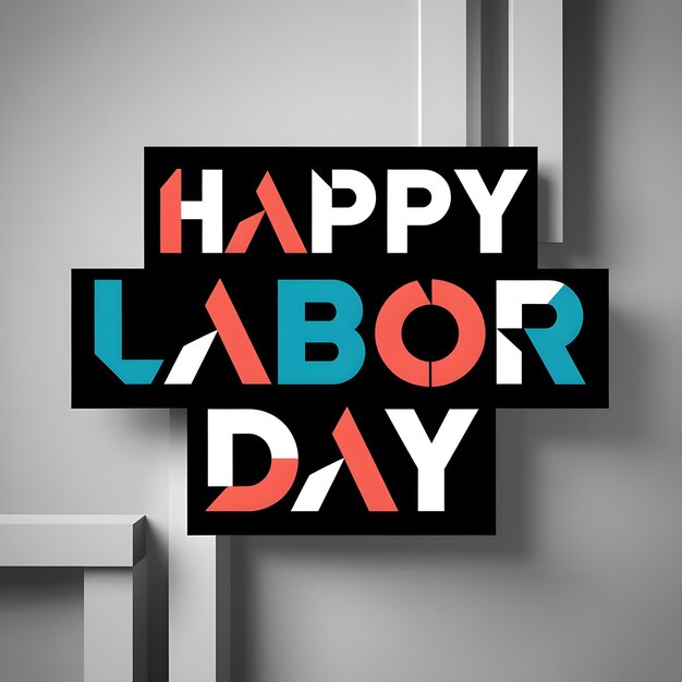 Photo happy labor day happy labor day background concept labor day poster usa labor day