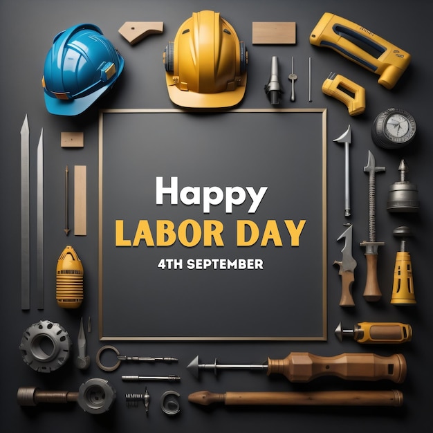 Happy Labor Day Illustration