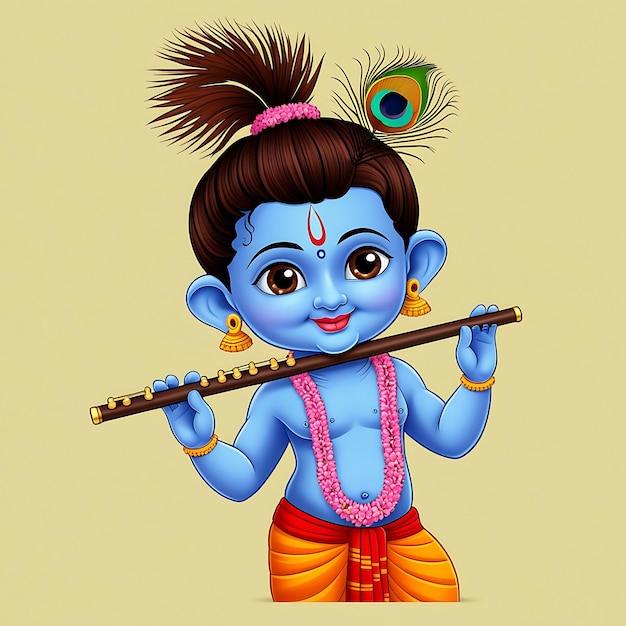 Happy lord krishna janmashtami celebration