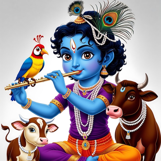 Happy lord krishna janmashtami celebration