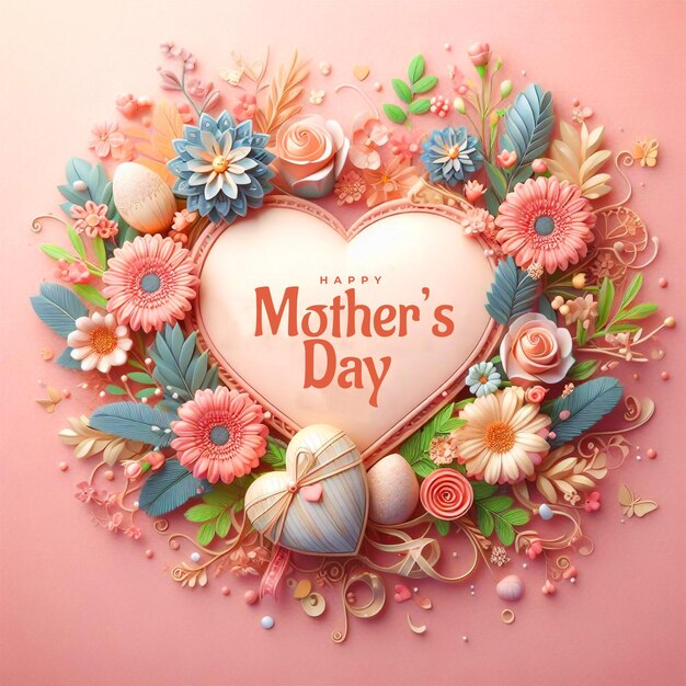 Photo happy mothers day background design mothers day greeting cards with typography