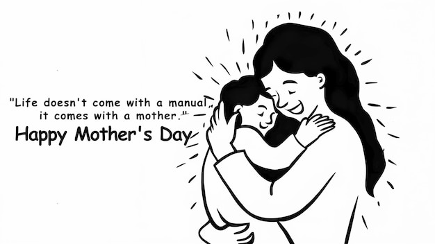 Happy Mothers Day illustration Vector background for banner poster card design