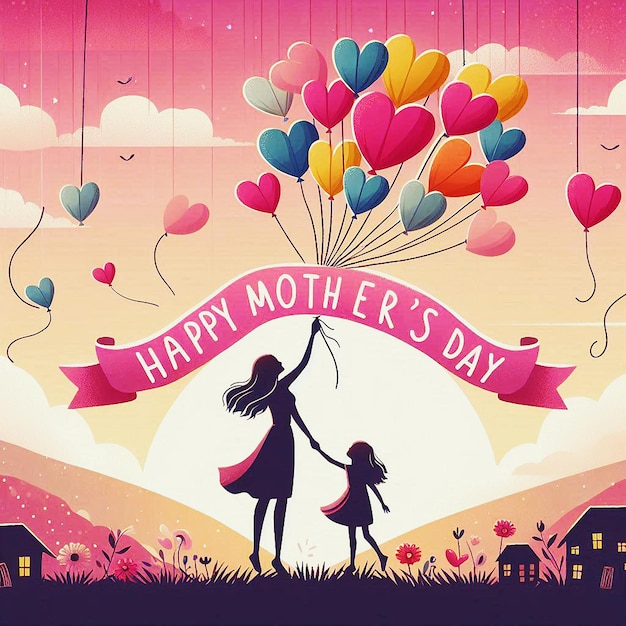 Happy Mothers Day Mom love greetings card World international teachers day Womens Day