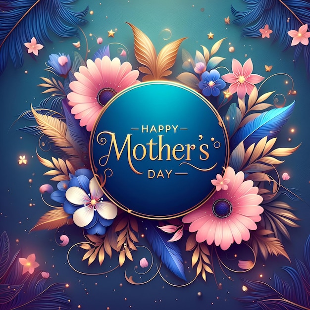 happy mothers day Mothers day greeting card image with beautiful blossom flowers background for m