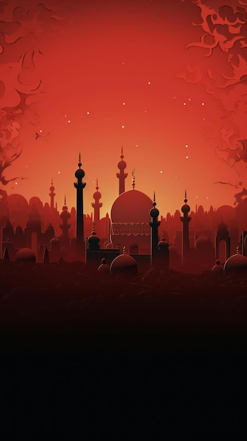 Photo happy muharram background