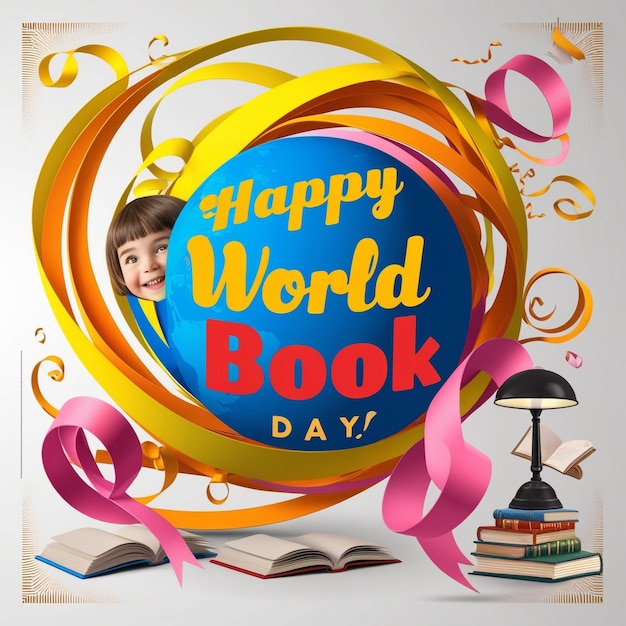 Photo happy national book reader day