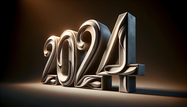 Happy new 2024 year concept new year background banner