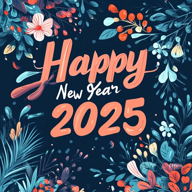 Happy New Year 2025 banner design