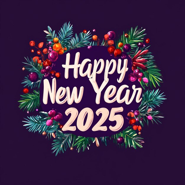 Happy New Year 2025 banner design